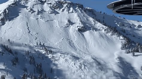Avalanche utah - Mar 28, 2023 · A group of skiers witnessed a "massive" avalanche on Mount Timpanogos on Monday. Video recorded by Thomas Farley at Sundance Resort in Utah, shows the avalanche send a giant powder cloud into the sky. 